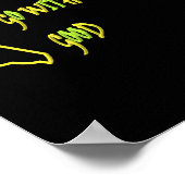 GOEDE VREDE HANDEN SAMEN LIEFDE VREDE GELUK POSTER (Hoek)