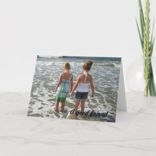 Goede vriend kaart (Voorkant)