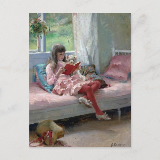 Goede vrienden Albert Edelfelt, 1881 Briefkaart (Voorkant)