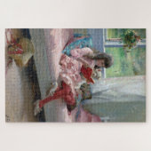 Goede vrienden Albert Edelfelt, 1881 Legpuzzel (Horizontaal)