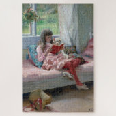 Goede vrienden Albert Edelfelt, 1881 Legpuzzel (Verticaal)