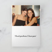 Goede vrienden bedankkaart (Binnen)