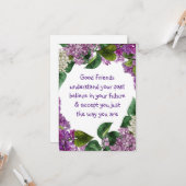 Goede vrienden begrijpen Inspirerend prijsopgave Kaart (Voorkant / Achterkant in situ)