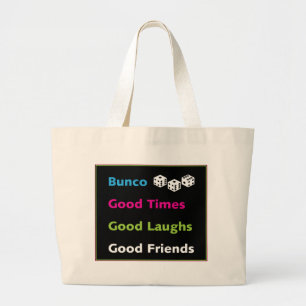 goede vrienden bunco #2 grote tote bag