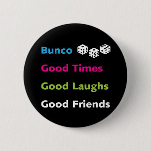 goede vrienden bunco #2 ronde button 5,7 cm