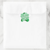Goede vrienden en shamrocks ster sticker (Tas)