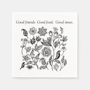 Goede vrienden. Goed eten, Goede tijden luiers Servetten