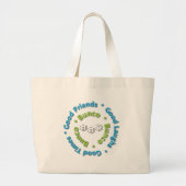 goede vrienden grote tote bag (Voorkant)
