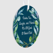 Goede vrienden in mijn boekenclub ornament (voorkant)