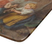 Goede vrienden (jonge jongens die met huiskonijn s snijplank (Hoek)