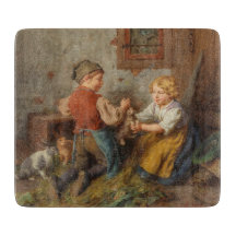 Goede vrienden (jonge jongens die met huiskonijn s