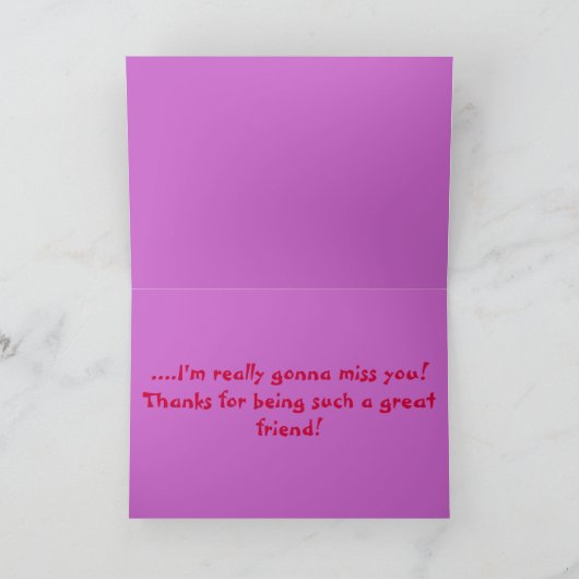 goede vrienden kaart (Binnen)