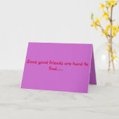 goede vrienden kaart (Gele Bloem)