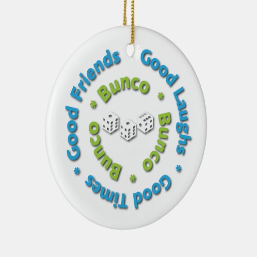 goede vrienden keramisch ornament (Rechts)