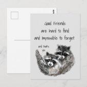 Goede Vrienden moeilijk te vinden onmogelijke verg Briefkaart (Voorkant / Achterkant)