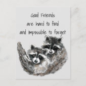 Goede Vrienden moeilijk te vinden onmogelijke verg Briefkaart (Voorkant)