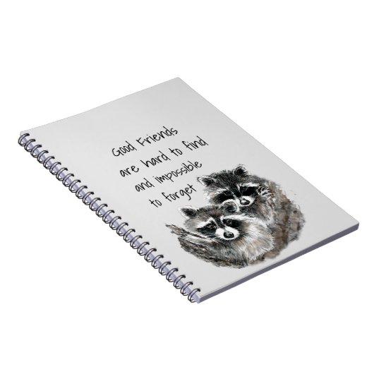 Goede Vrienden moeilijk te vinden onmogelijke verg Notitieboek (Rechterzijde)