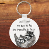 Goede Vrienden moeilijk te vinden onmogelijke verg Sleutelhanger (Voorkant)