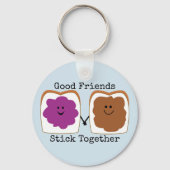 Goede vrienden PB&J Cute Keepomwille Sleutelhanger (Voorkant)