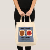 Goede Vrienden Schattige Cartoon Ontwerp Tote Bag (Voorkant (product))