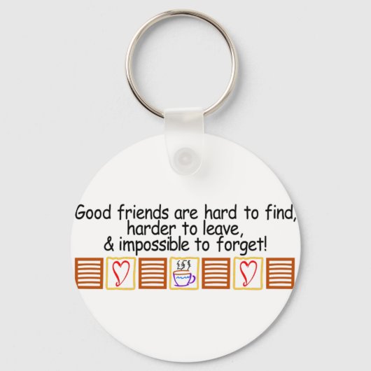 Goede vrienden sleutelhanger (Voorkant)