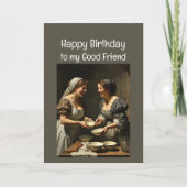 Goede vrienden Verjaardag Lachen Kaart (Voorkant)