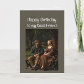 Goede Vrienden Verjaardag Liefde Kaart (Voorkant)