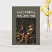 Goede Vrienden Verjaardag Liefde Kaart (Gele Bloem)