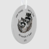 Goede vrienden vinden onmogelijke vergeten Dated Ornament (voorkant)