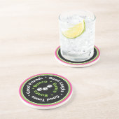 goede vrienden zandsteen onderzetter (Zijkant)