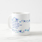 Goede vrienden zijn als Stars Fun Quote Koffiemok (Voorkant links)