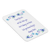 Goede Vrienden zijn als Stars Fun Quote Magneet (Rechterzijde)