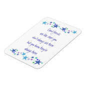 Goede Vrienden zijn als Stars Fun Quote Magneet (Linkerzijde)