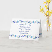 Goede vrienden zijn als Stars Inspirerend Quote Kaart (Gele Bloem)