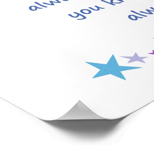 Goede vrienden zijn als Stars Inspirerend Quote Poster (Hoek)