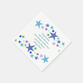 Goede vrienden zijn als Stars Inspirerend Quote Servet (Hoek)