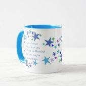 Goede vrienden zijn als Stars Quote Mok (Voorkant links)