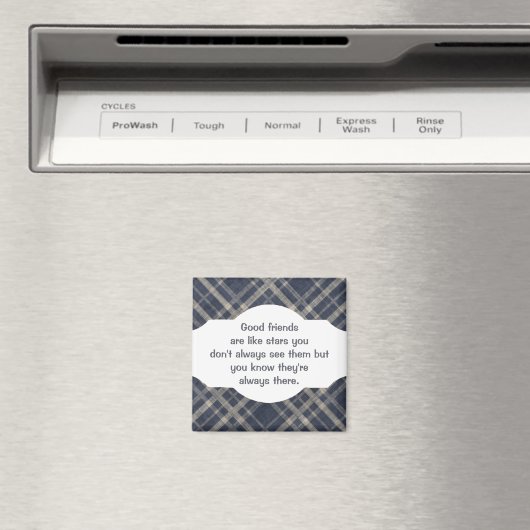 Goede vrienden zijn als sterren Aangepaste prijsop Magneet (Insitu (Vaatwasser))