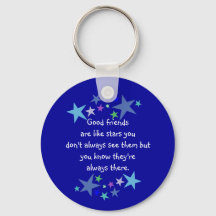 Goede vrienden zijn als sterren Aangepaste prijsop