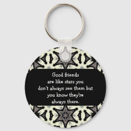Goede vrienden zijn als sterren Aangepaste prijsop Sleutelhanger