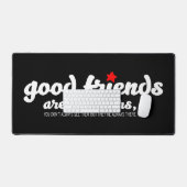 Goede vrienden zijn als sterren bureaumat (Keyboard & Muis)