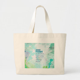 Goede vrienden zijn als sterren grote tote bag