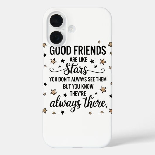 Goede Vrienden Zijn Als Sterren Inspirerende Citaa Case-Mate iPhone Case (Achterkant)