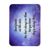 Goede vrienden zijn als sterren magneet (Verticaal)