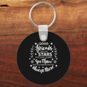 Goede vrienden zijn als sterren sleutelhanger (Voorkant)