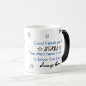 Goede vrienden zijn als sterrense Mok (Voorkant rechts)