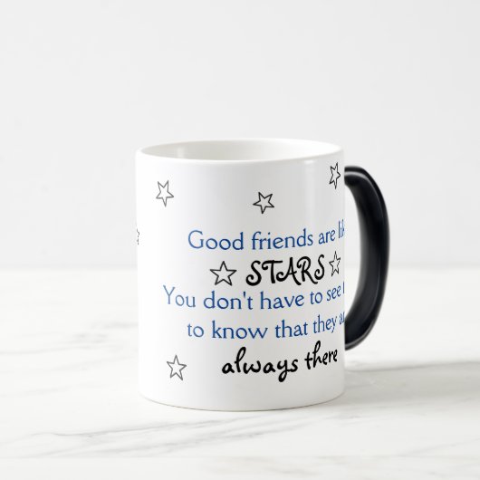 Goede vrienden zijn als sterrense Mok (Voorkant rechts)