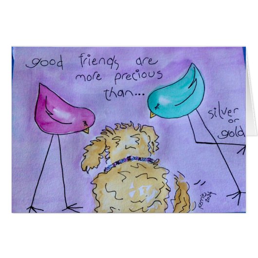 Goede vrienden zijn kostbaar (Voorkant Horizontaal)