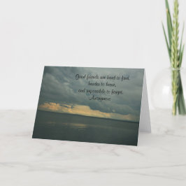 Goede vrienden zijn moeilijk om Wenskaart te vinde Kaart