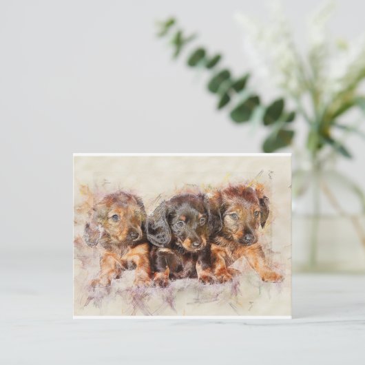 Goede vriendschap briefkaart (Staand voorkant)